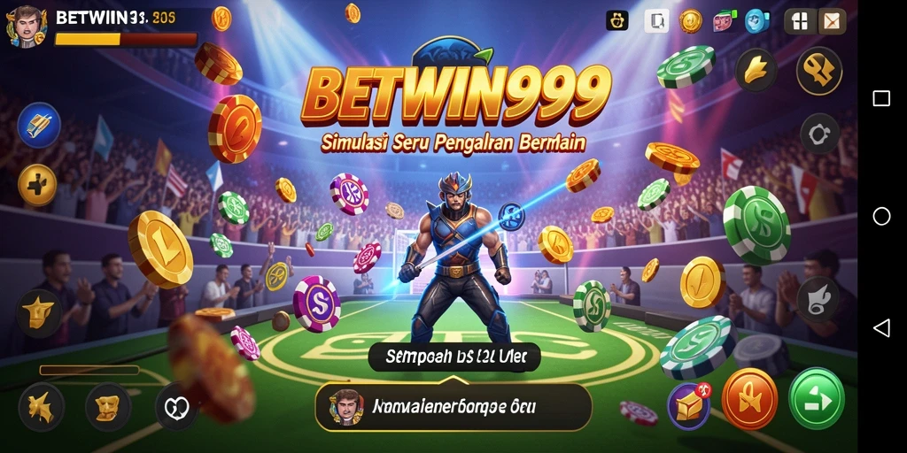 Tampilan gameplay menarik dari BETWIN999 dengan grafis yang memukau.