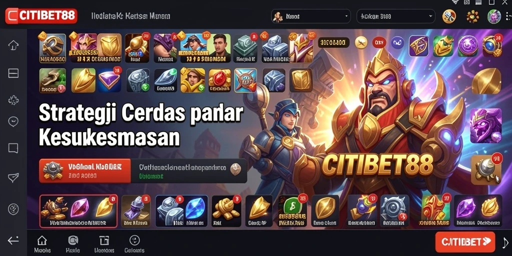 Screenshot gameplay CITIBET88 menampilkan momen strategi yang intens.