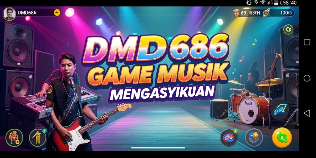 Tampilan gameplay DMD686 yang seru dan mengasyikkan.