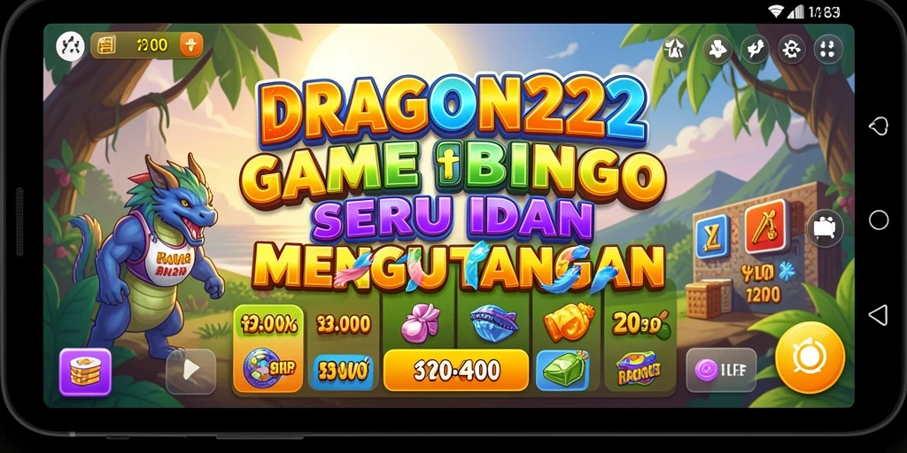 Tampilan gameplay DRAGON222 dengan pemain menikmati Bingo di layar.