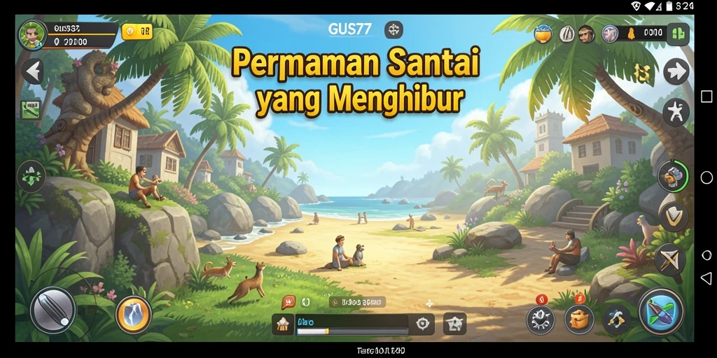 Screenshot dari gameplay GUS77 yang menunjukkan keseruan permainan Casual.
