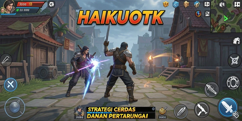 Gameplay HAIKUOTK yang menantang dan seru di layar.