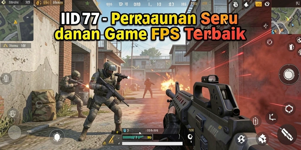 Tangkapan layar IDR77 yang menampilkan aksi seru dalam permainan FPS.
