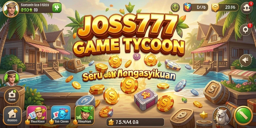 Gameplay seru JOSS777 dengan berbagai tantangan Tycoon.