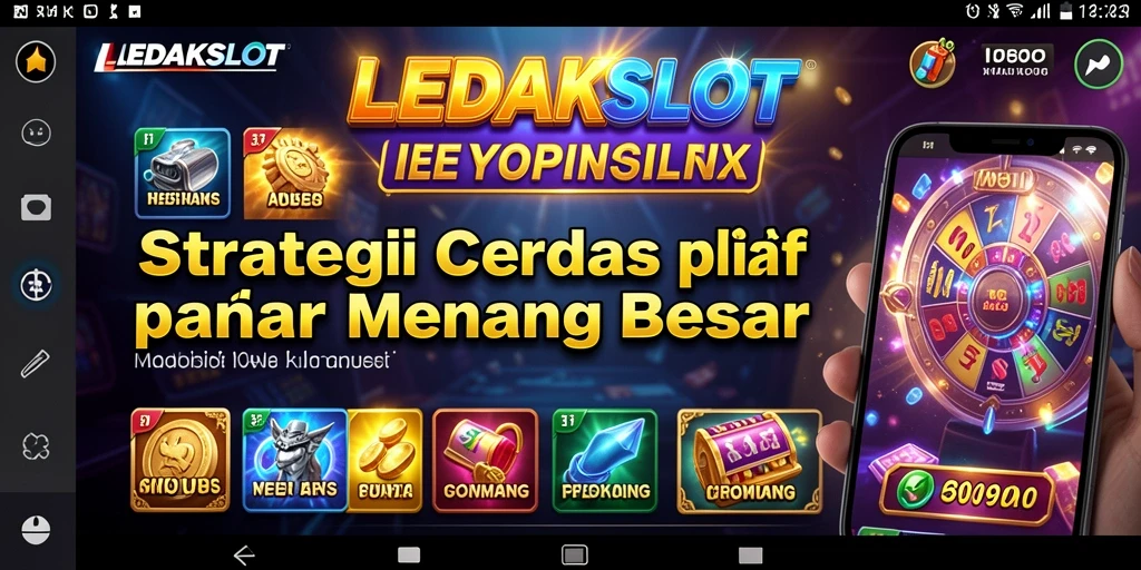 Tangkapan layar utama LEDAKSLOT menampilkan gameplay menantang yang menguji strategi pemain.