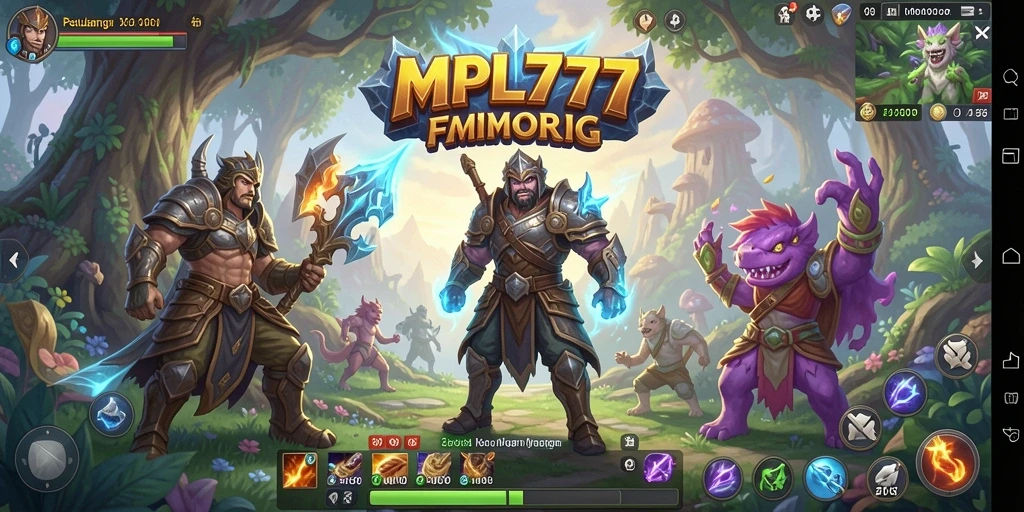 Tampilan gameplay MPL777 yang menakjubkan dalam dunia MMORPG.