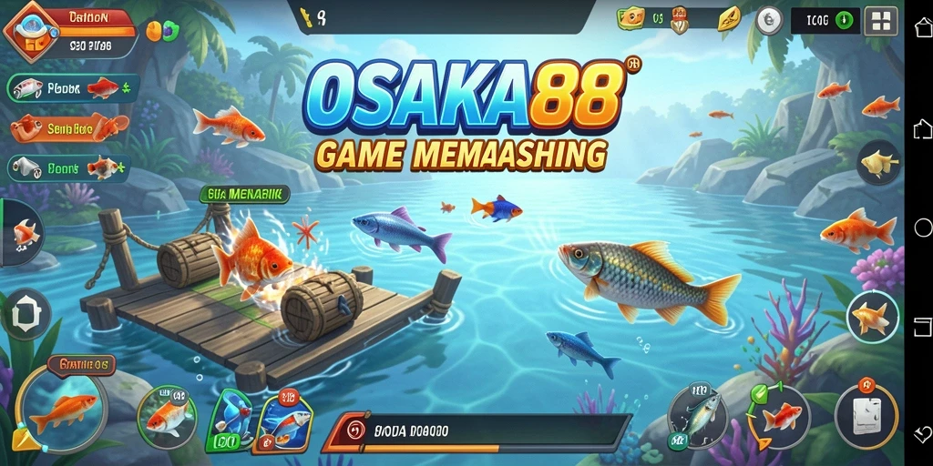 Tangkapan layar OSAKA88 menampilkan aksi memancing yang mendebarkan dan visual yang memukau.