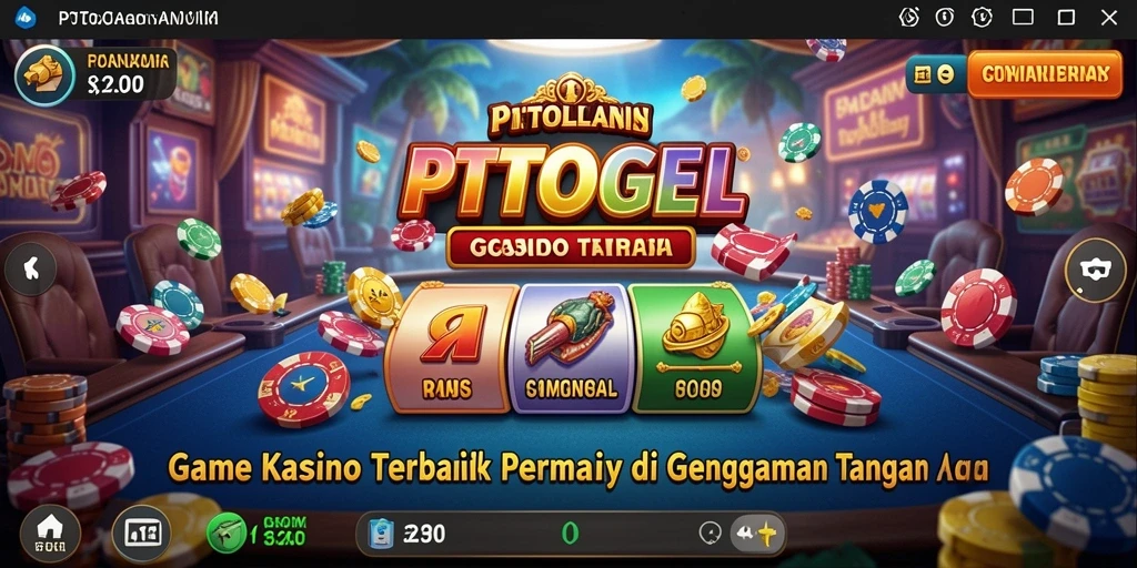 Tampilan gameplay Kasino PTTOGEL yang menarik dan interaktif.